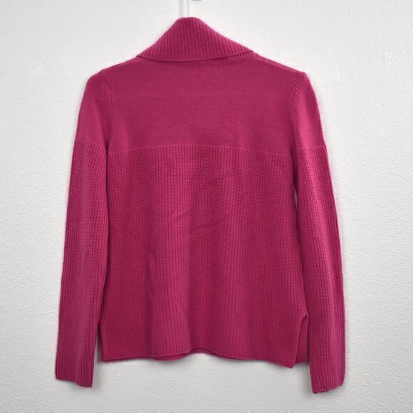 Bartolini Women's Cowl Neck Sweater Color Pink Size Small Gently Used Condition - Picture 3 of 5